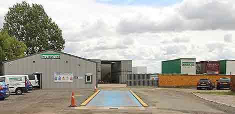 Our scrap tyre recycling unit in Sutterton Lincolnshire